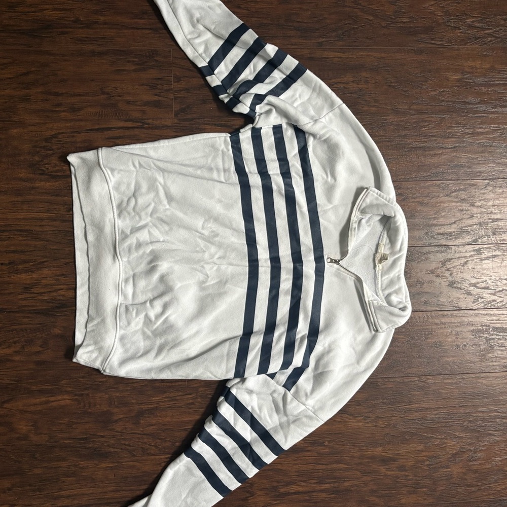 Stylish White and Blue Women's Jacket